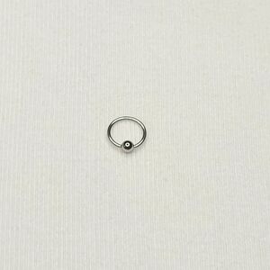 16 Gauge 1/4" Implant Grade Captive Bead Ring